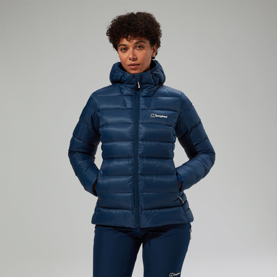 womens summit-nomad down insulated jacket - blue berghaus