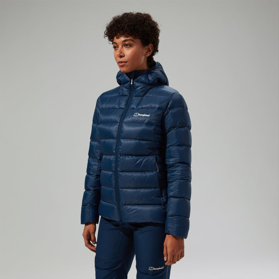 womens summit-nomad down insulated jacket - blue berghaus