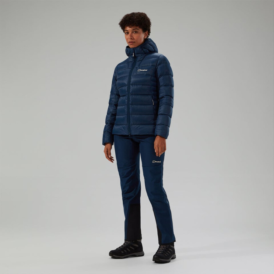 womens summit-nomad down insulated jacket - blue berghaus