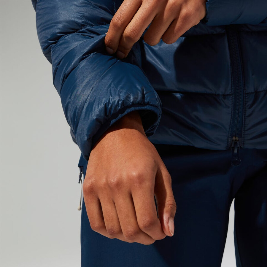 womens summit-nomad down insulated jacket - blue berghaus
