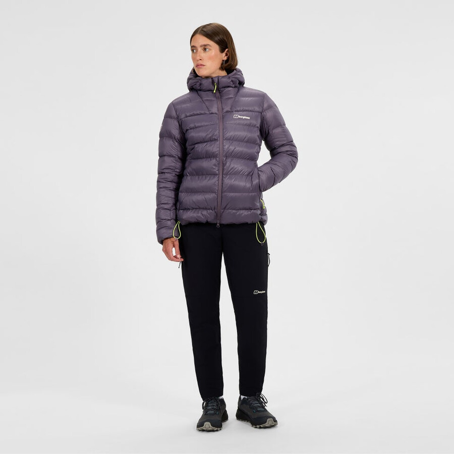 womens summit-nomad down jacket - purple berghaus