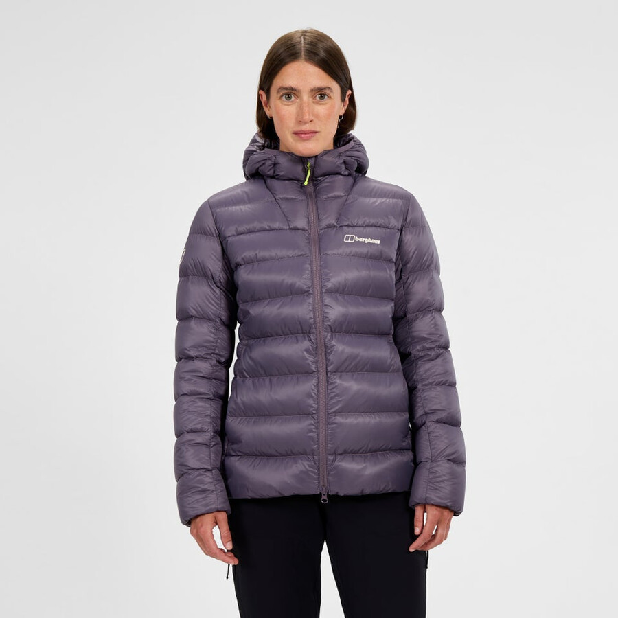 womens summit-nomad down jacket - purple berghaus