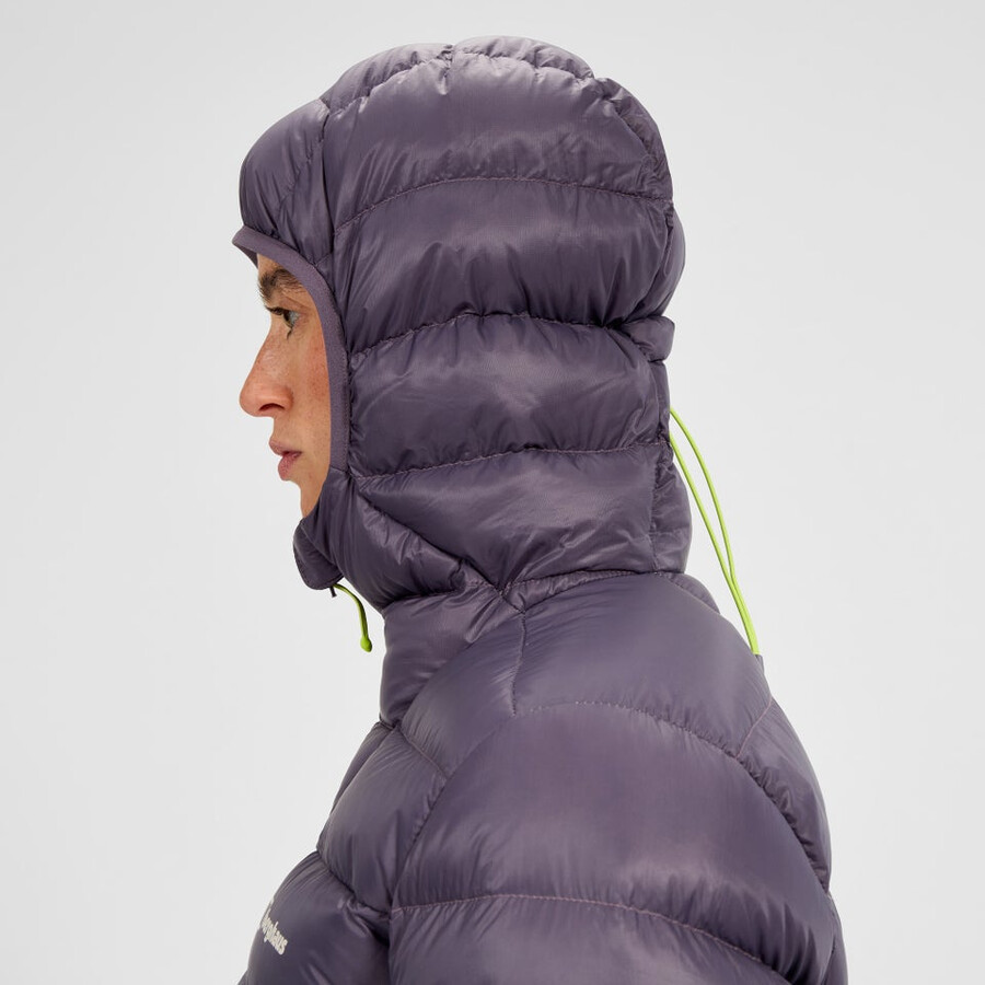 womens summit-nomad down jacket - purple berghaus
