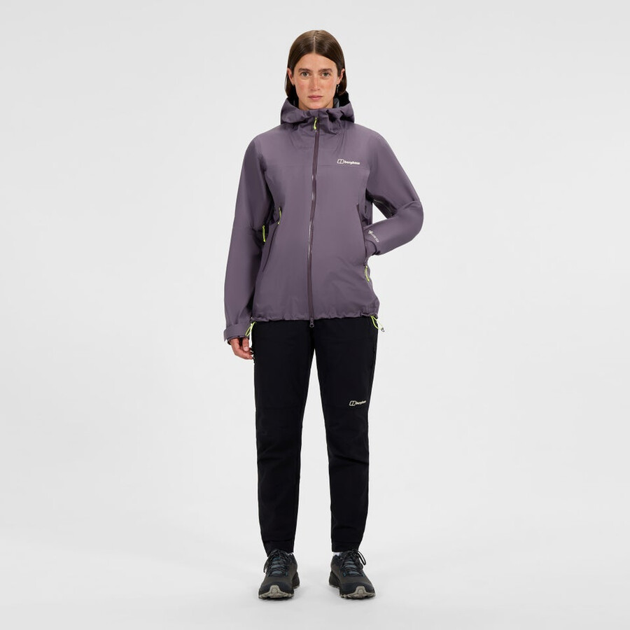 womens summit seeker gore-tex jacket - purple berghaus