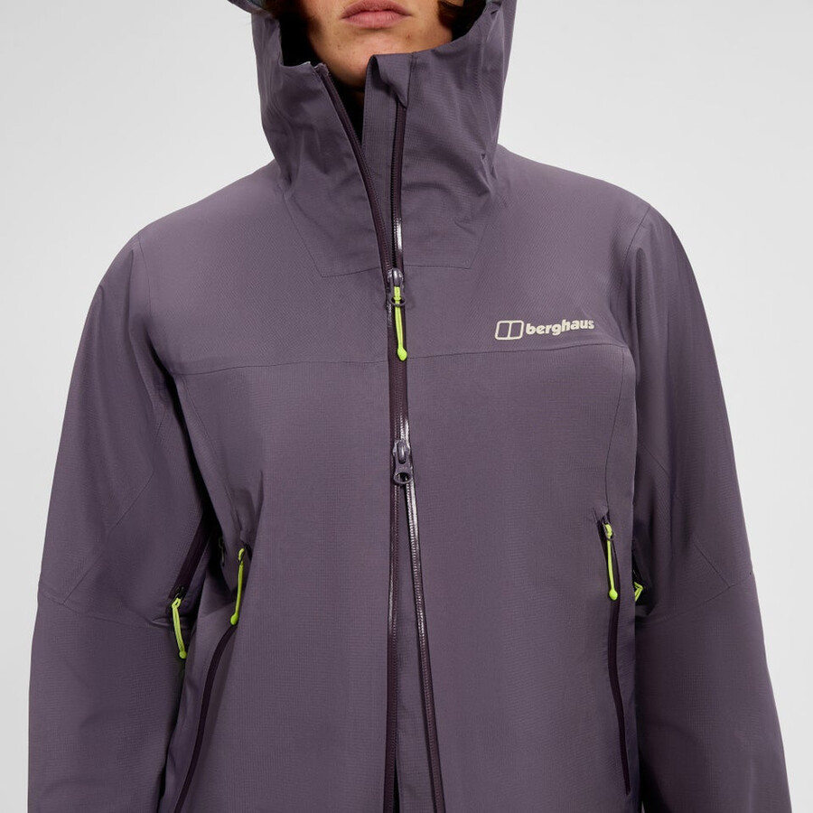 womens summit seeker gore-tex jacket - purple berghaus