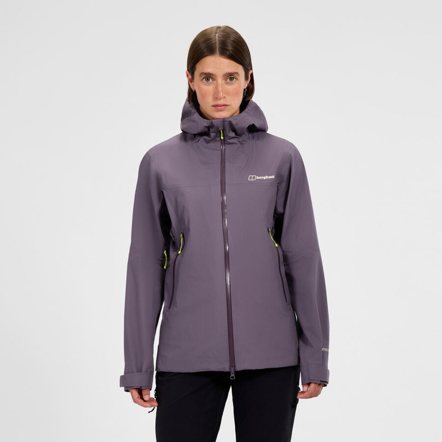 womens summit seeker gore-tex jacket - purple berghaus
