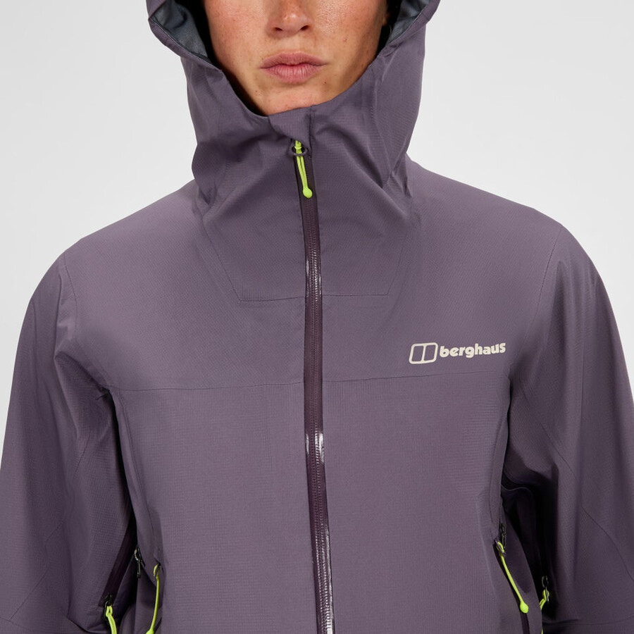 womens summit seeker gore-tex jacket - purple berghaus