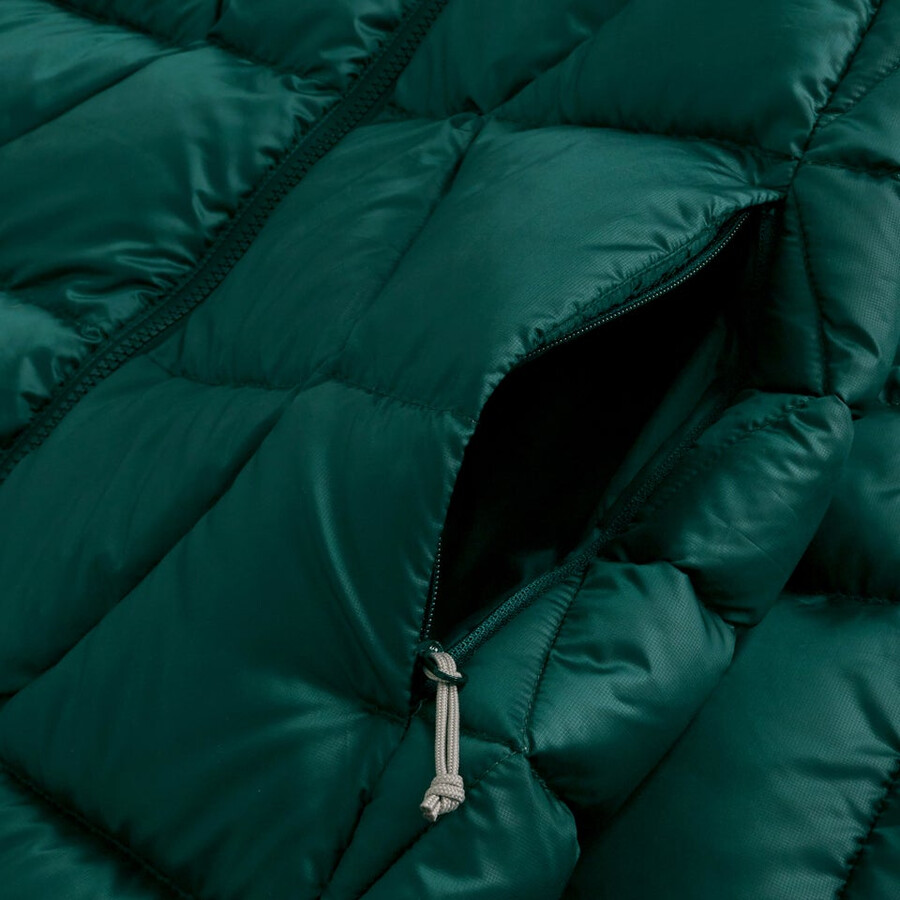 womens explorer long down jacket - green berghaus