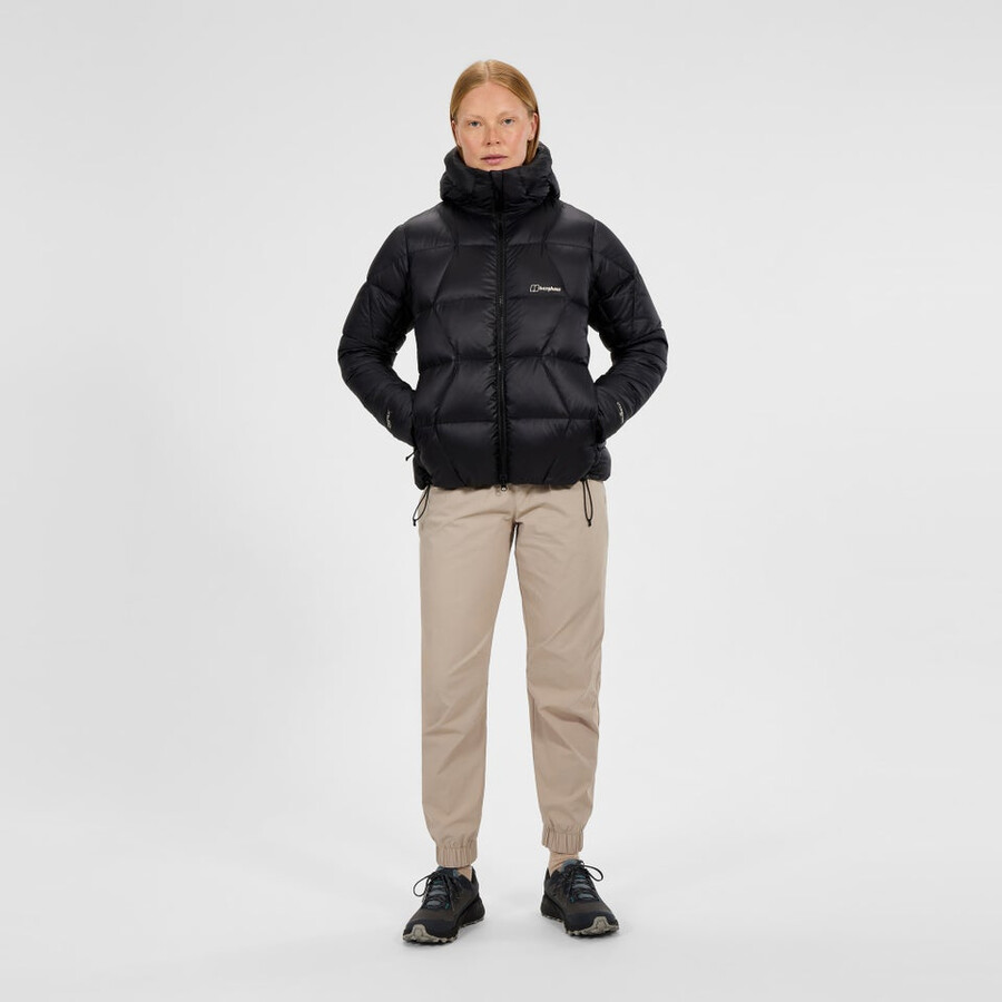 womens explorer down jacket - black berghaus