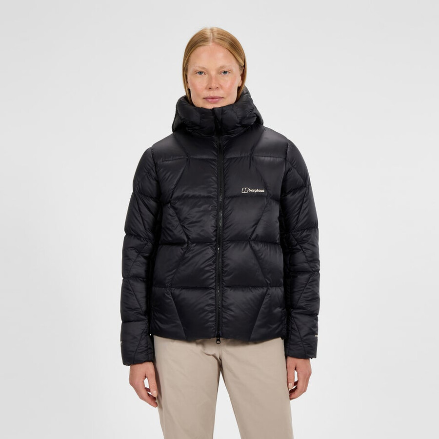 womens explorer down jacket - black berghaus