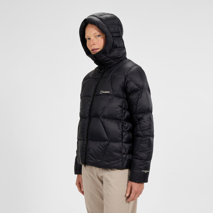 womens explorer down jacket - black berghaus