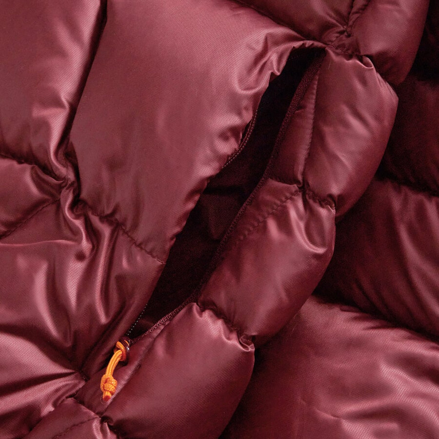 womens explorer down jacket - red berghaus