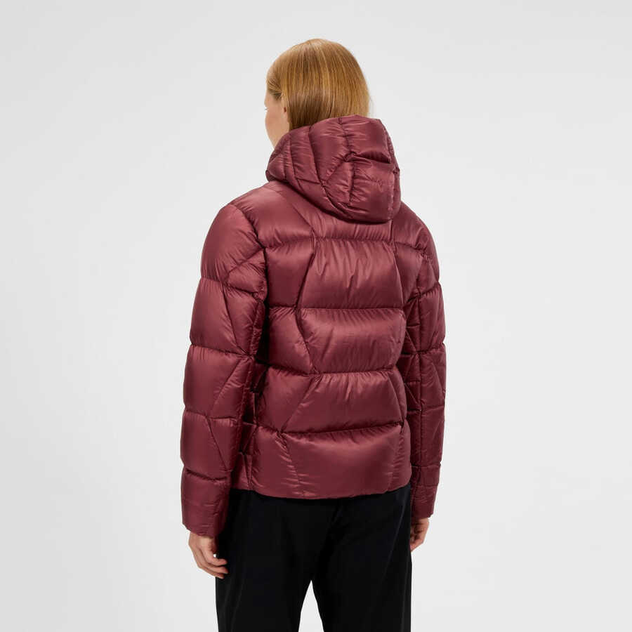 womens explorer down jacket - red berghaus