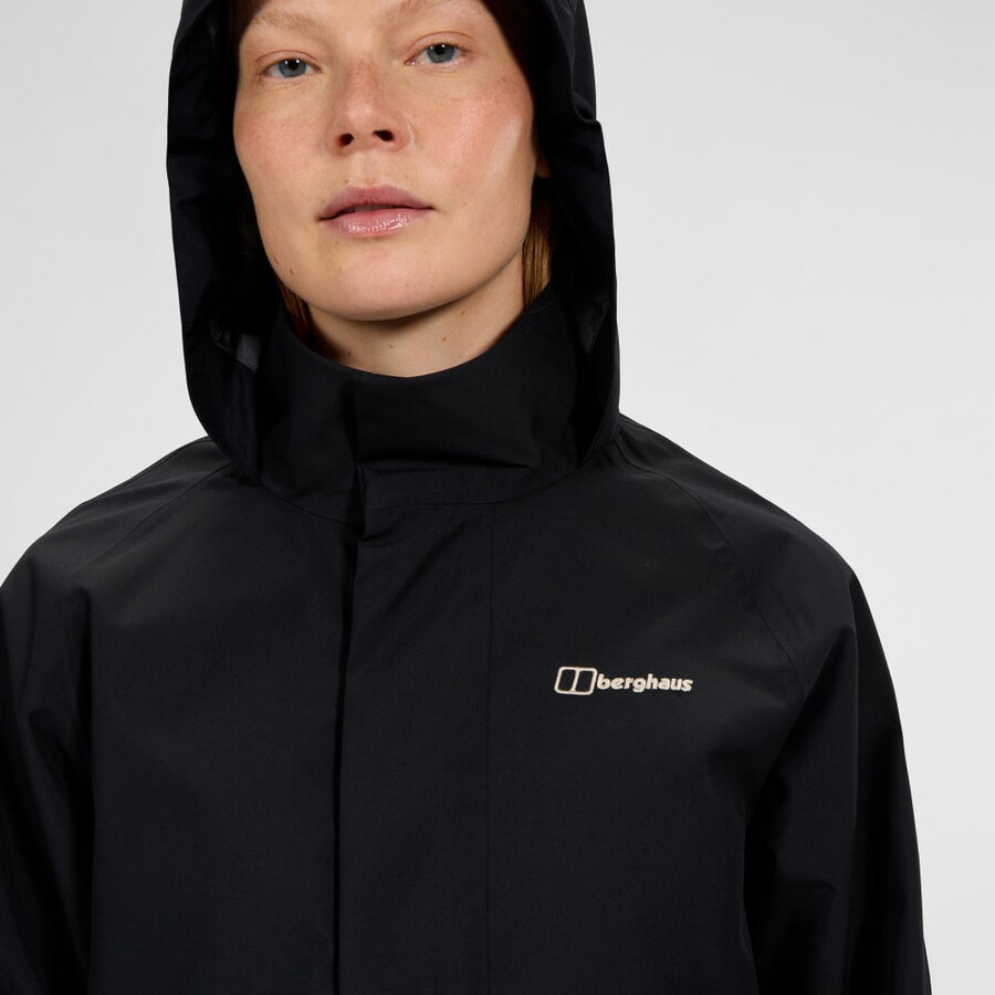 womens sibsey parka - black berghaus