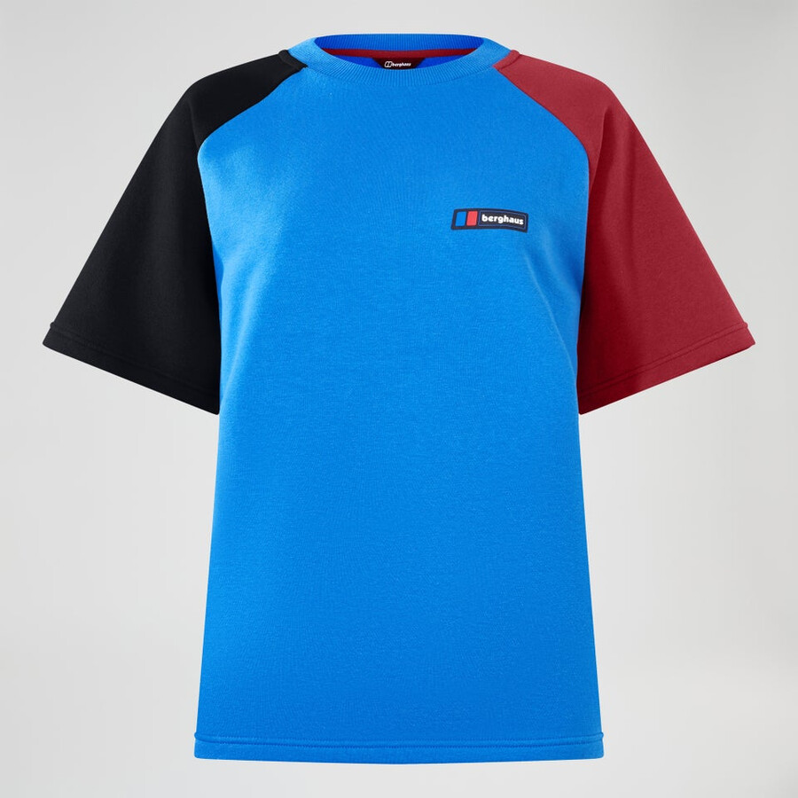 unisex storm 25 short sleeve tee - bluered berghaus