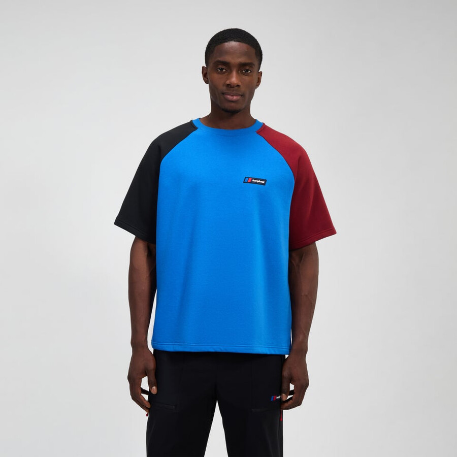unisex storm 25 short sleeve tee - bluered berghaus