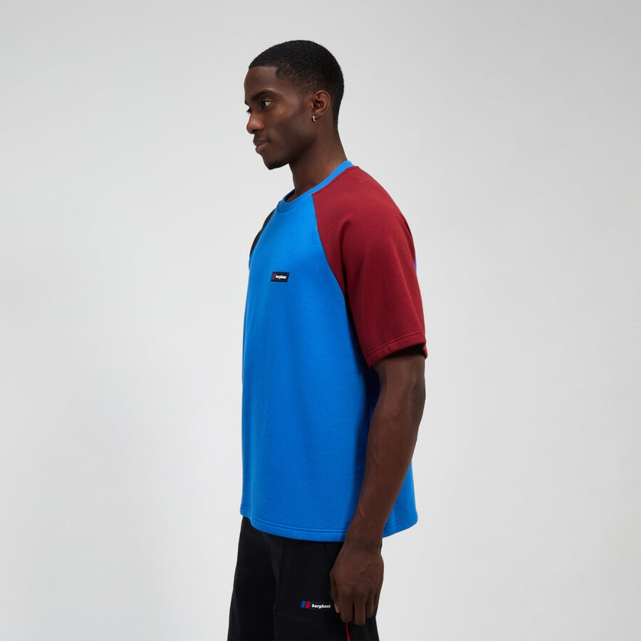 unisex storm 25 short sleeve tee - bluered berghaus