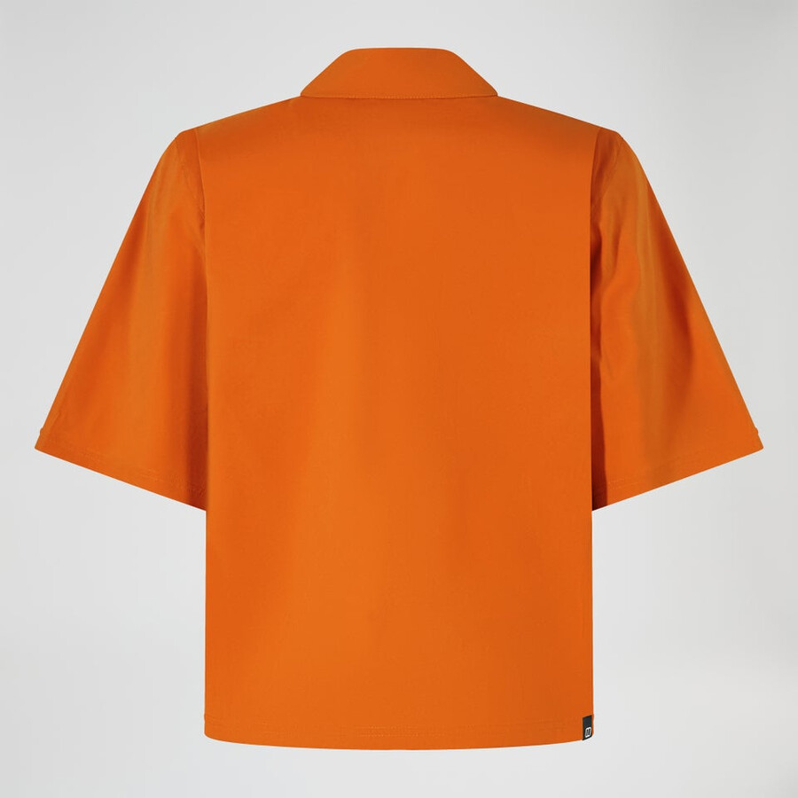 womens explorer short sleeve overshirt - orange berghaus