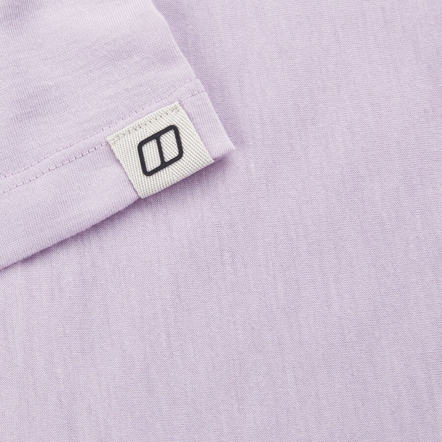 womens coneflower short sleeve tee - purple berghaus