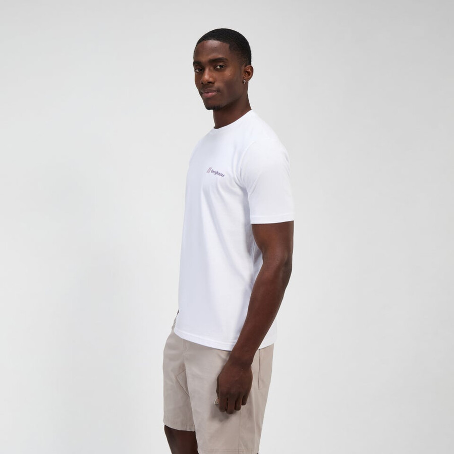 unisex sunned peak short sleeve tee - white berghaus