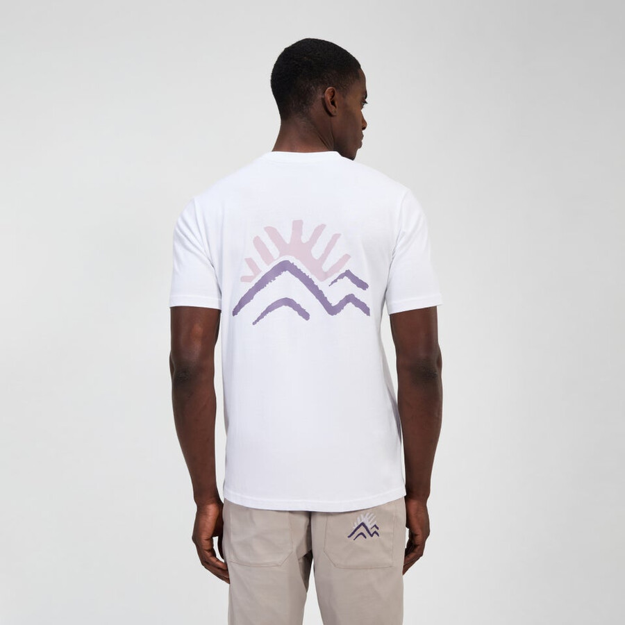 unisex sunned peak short sleeve tee - white berghaus