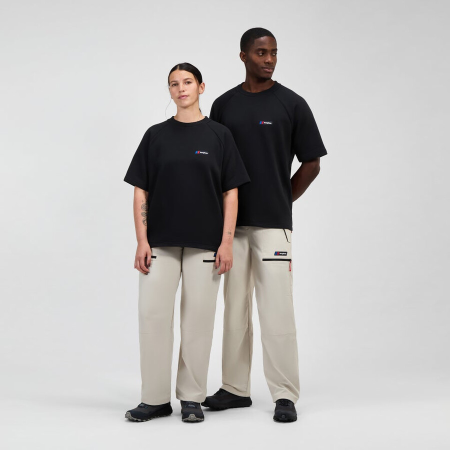 unisex storm 25 short sleeve tee - black berghaus