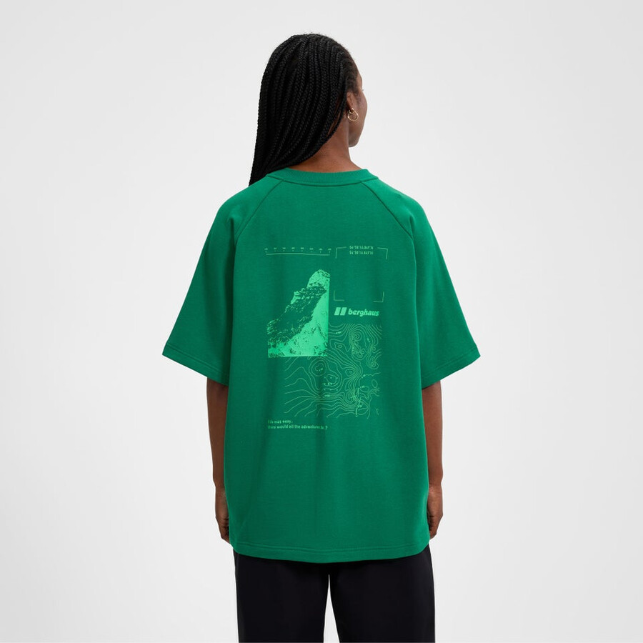 unisex volcanism tee - green berghaus