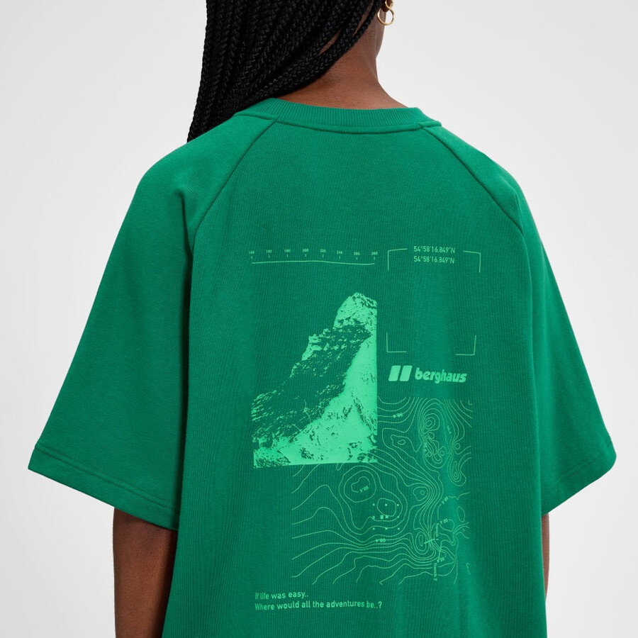 unisex volcanism tee - green berghaus