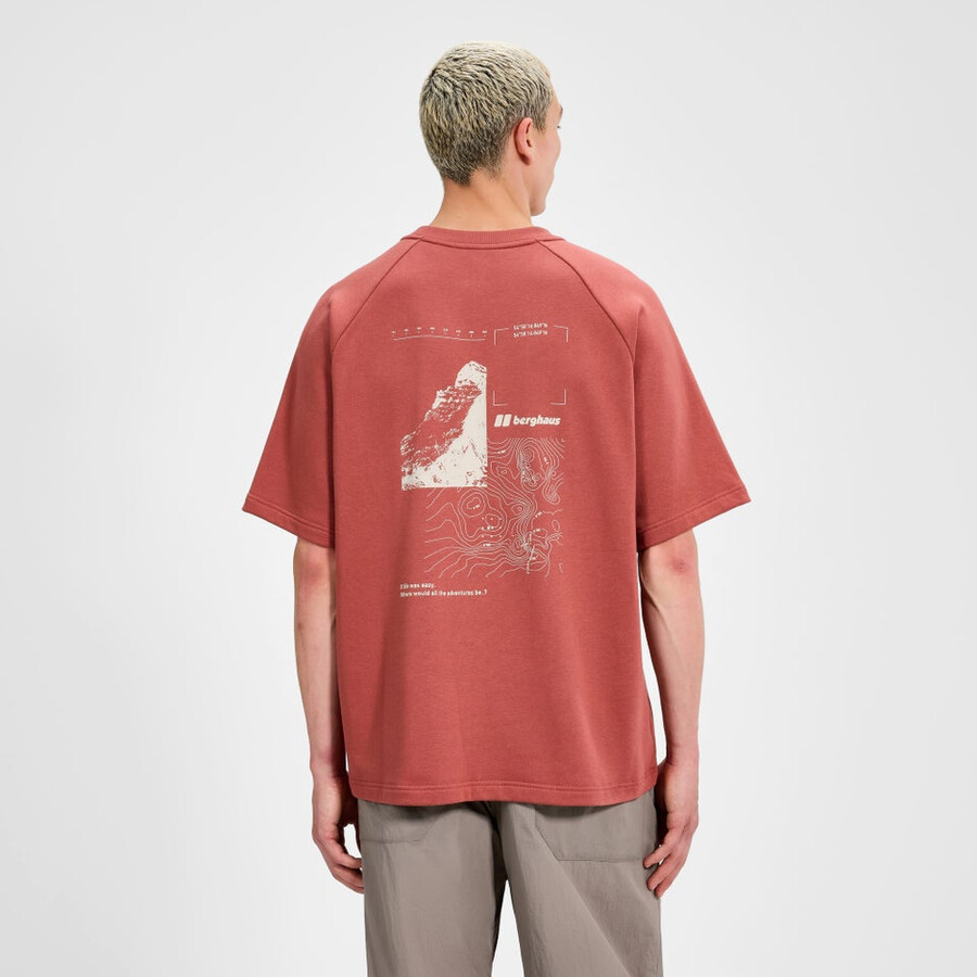 unisex volcanism tee - red berghaus