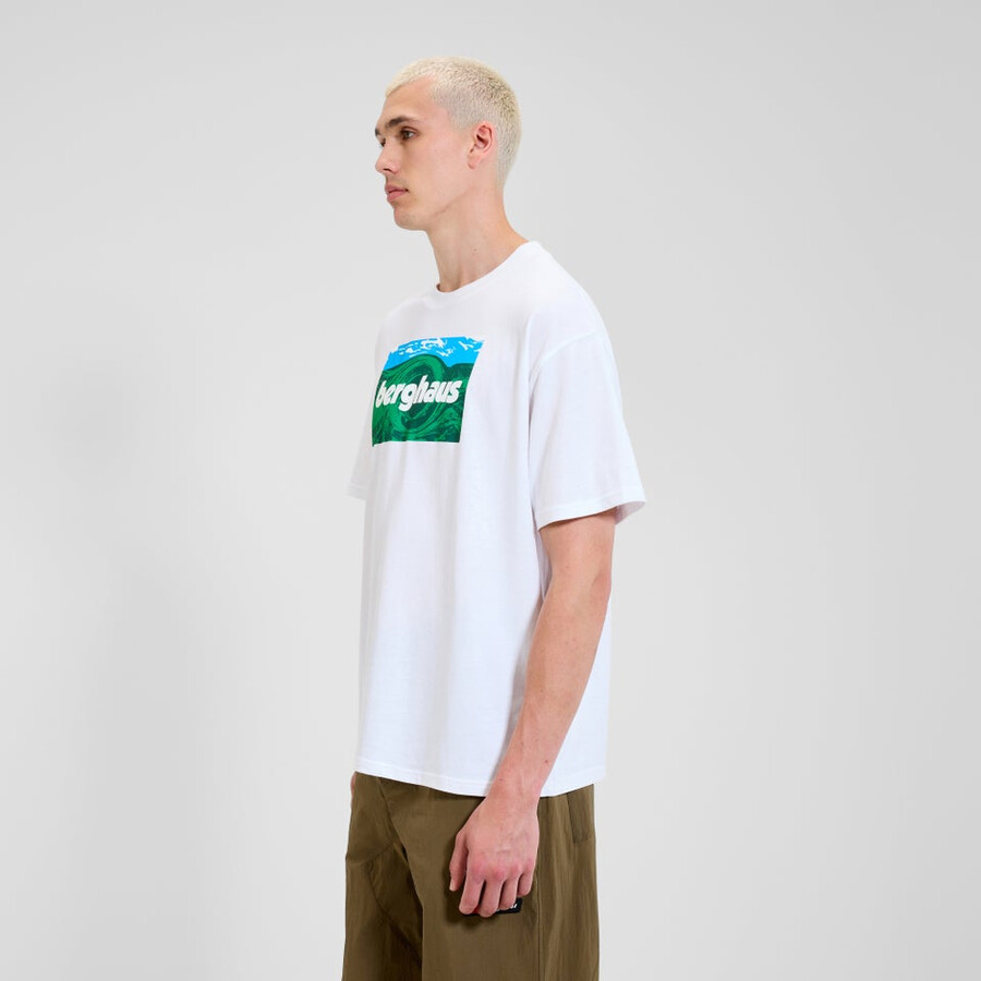 unisex twisted skies tee - white berghaus