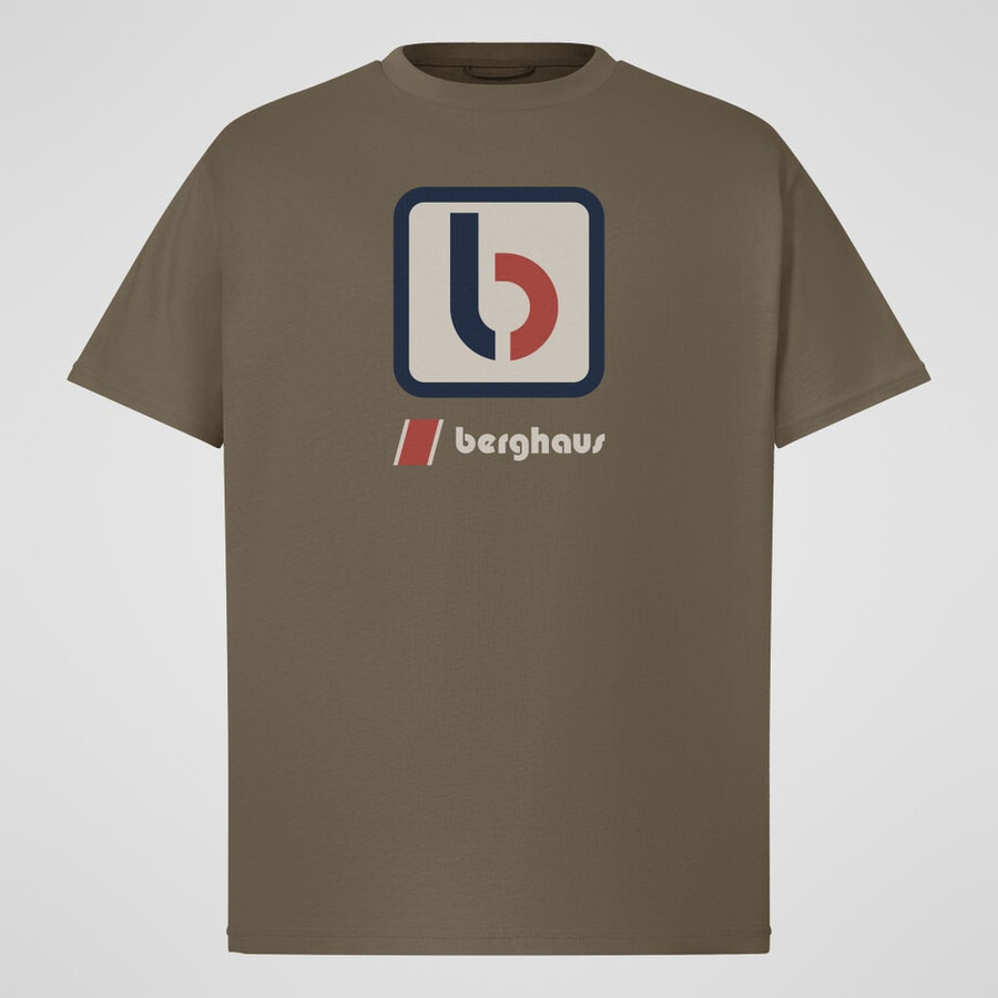 unisex the b tee - brown berghaus
