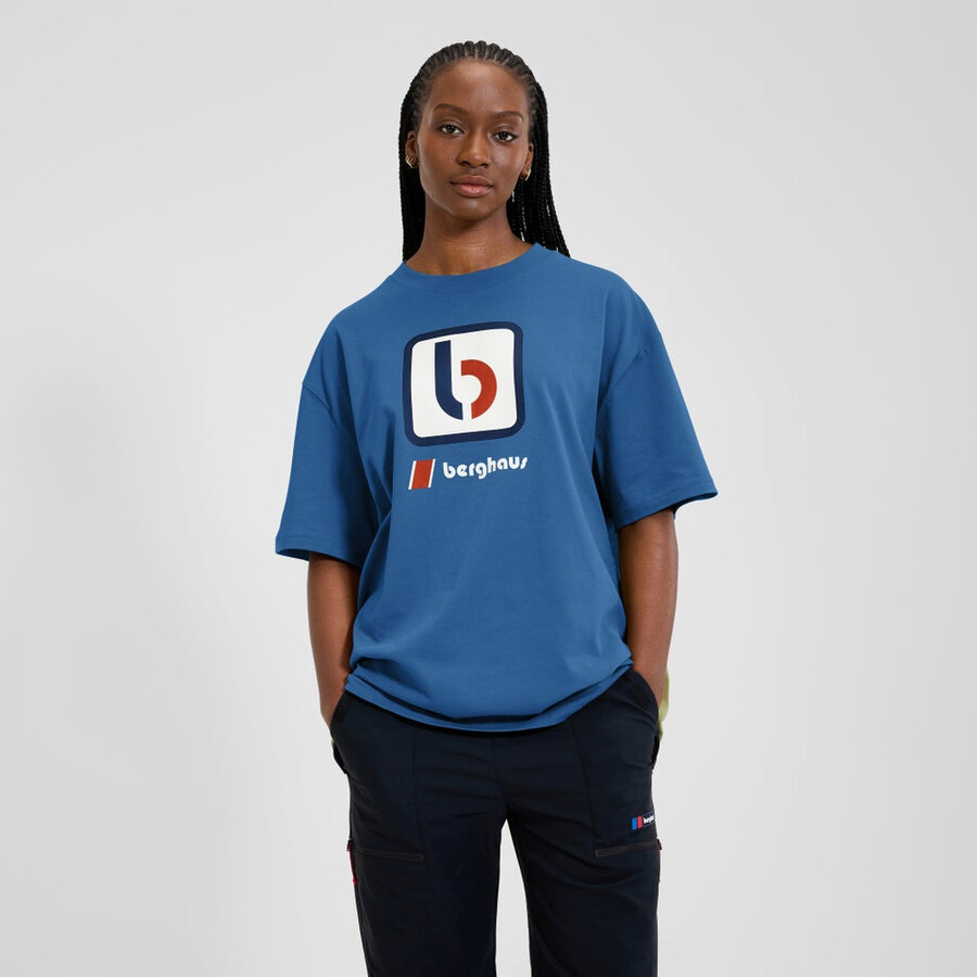 unisex the b tee - blue berghaus