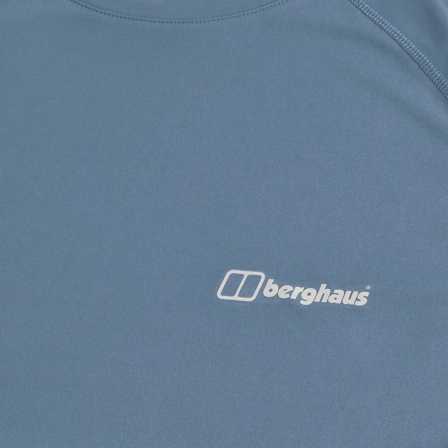 womens demleby tech tee - blue berghaus