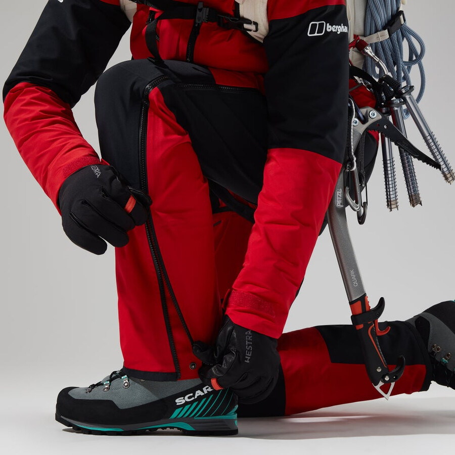 womens mtn guide gore-tex pro pant - redblack berghaus