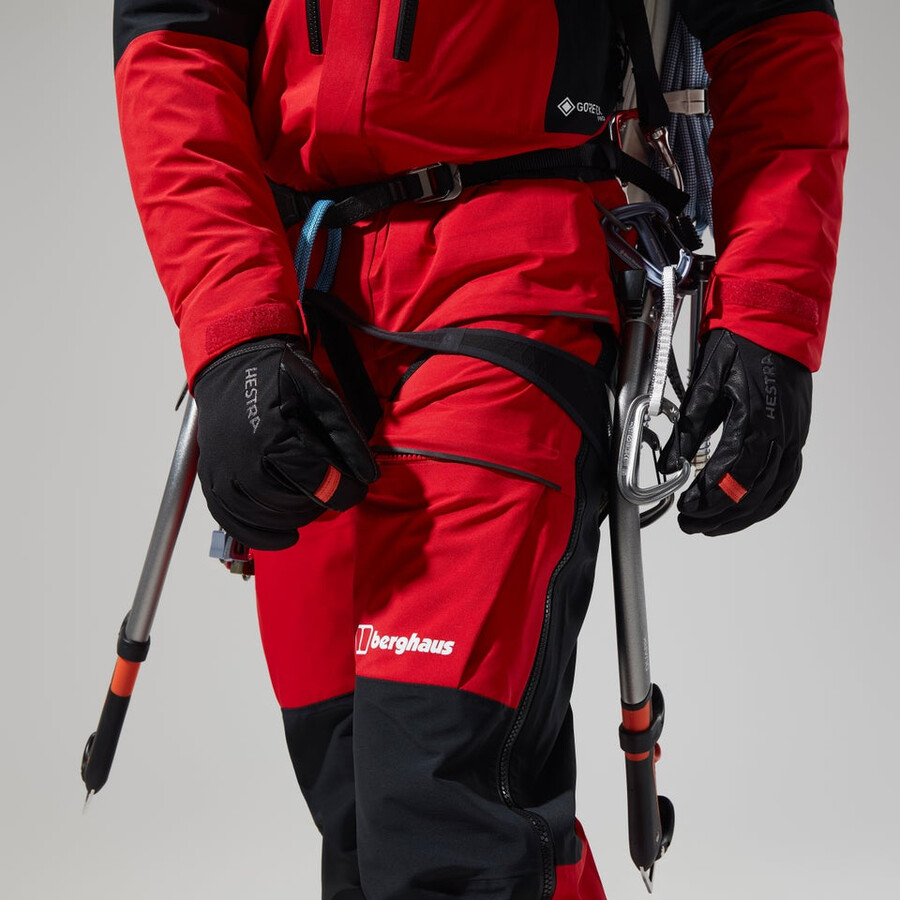 womens mtn guide gore-tex pro pant - redblack berghaus