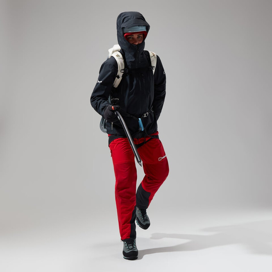 womens mtn seeker gore-tex pant - red berghaus