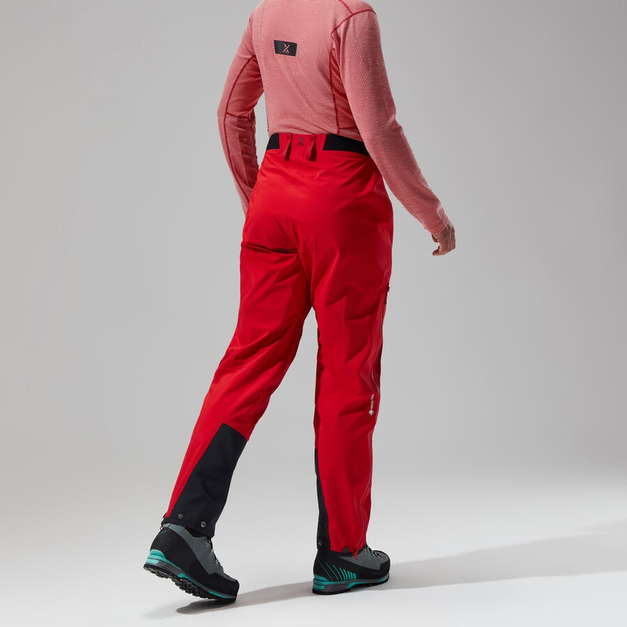 womens mtn seeker gore-tex pant - red berghaus