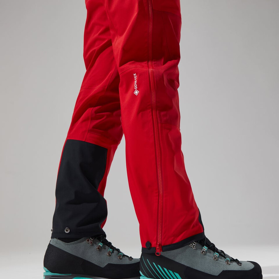 womens mtn seeker gore-tex pant - red berghaus