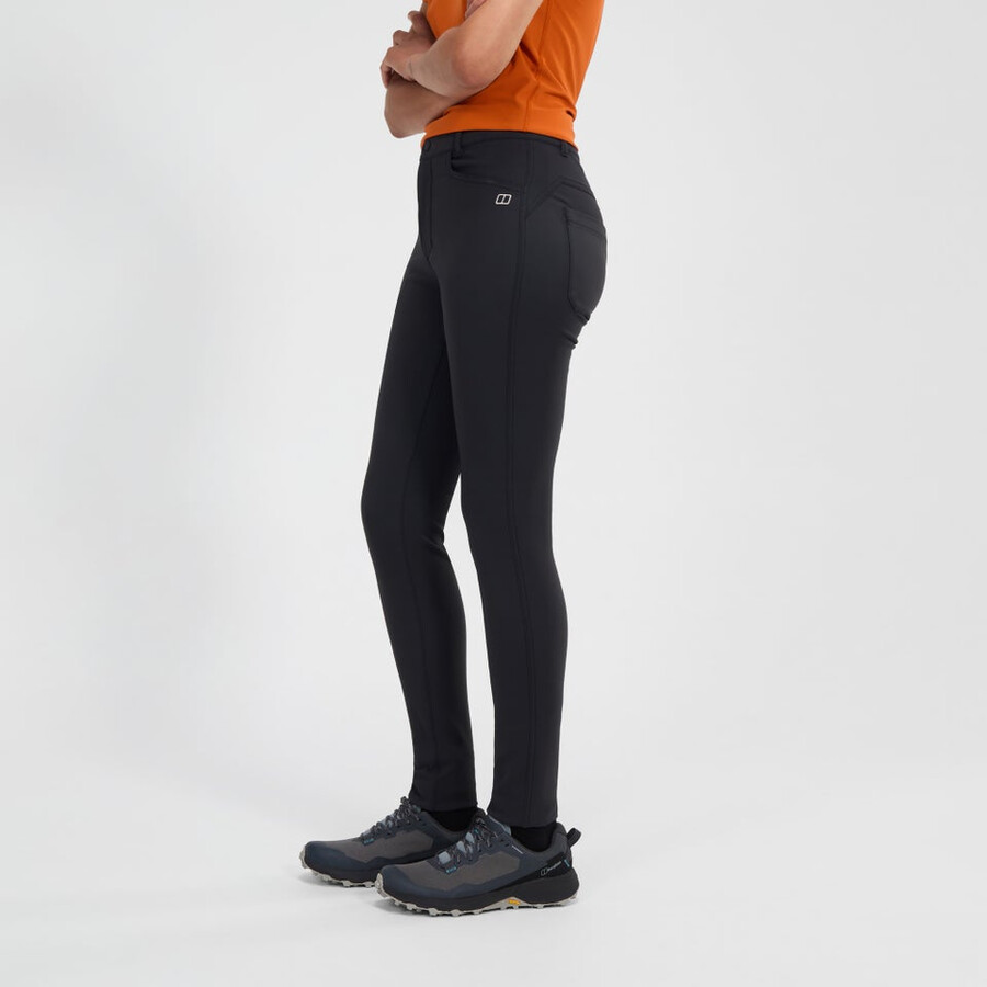 womens everyday skinny stretch pant - black berghaus