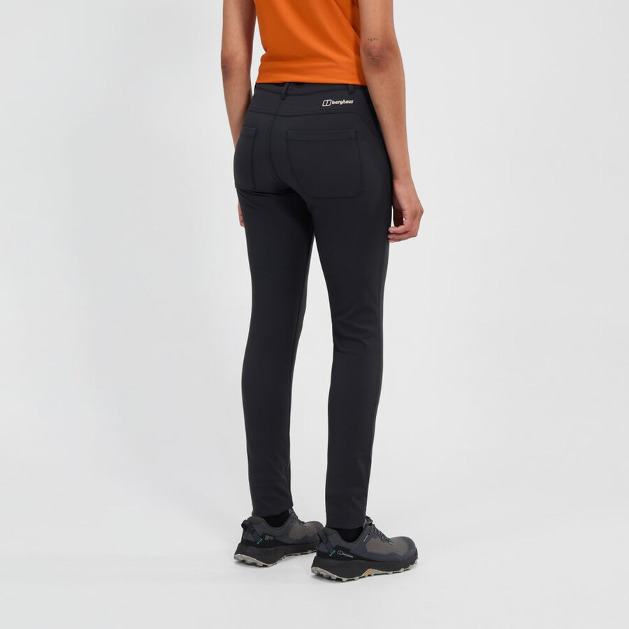 womens everyday skinny stretch pant - black berghaus
