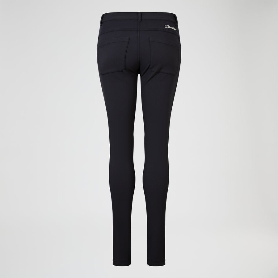 womens everyday skinny stretch pant - black berghaus