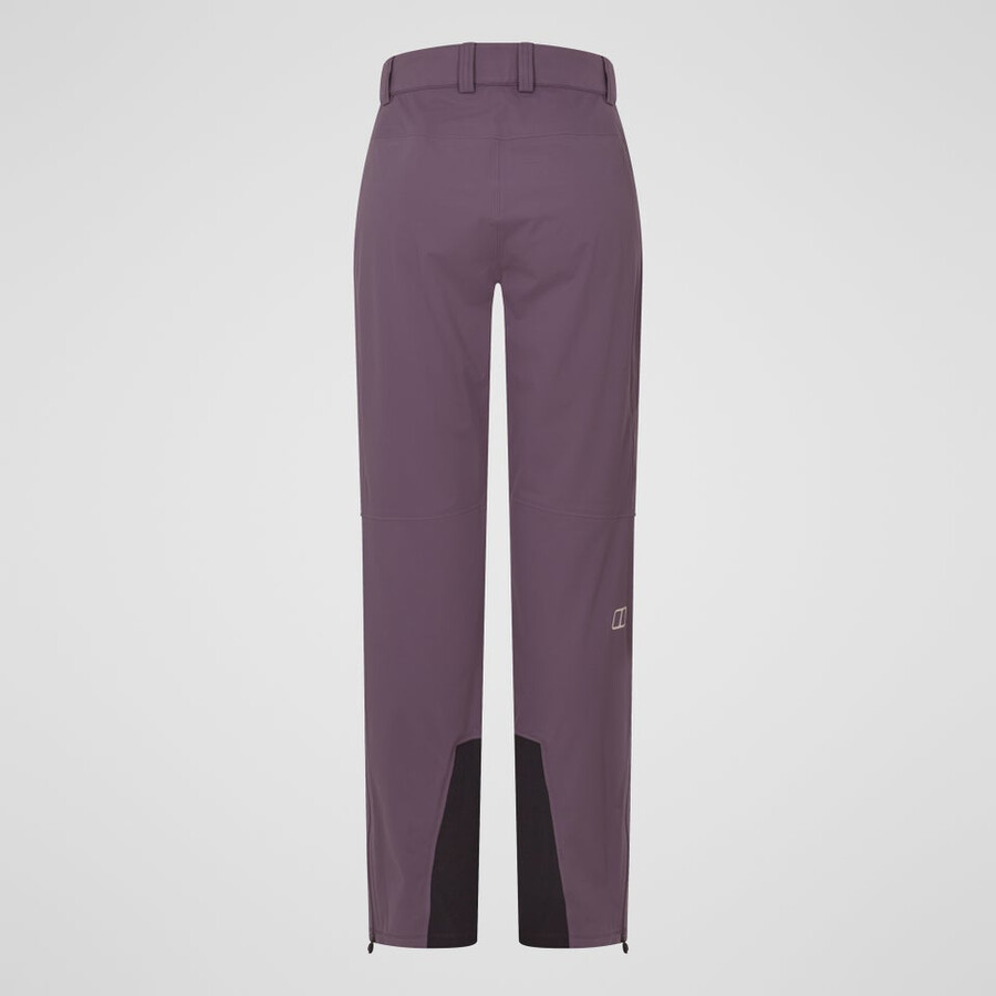 womens ridge-roamer softshell pant - purple berghaus