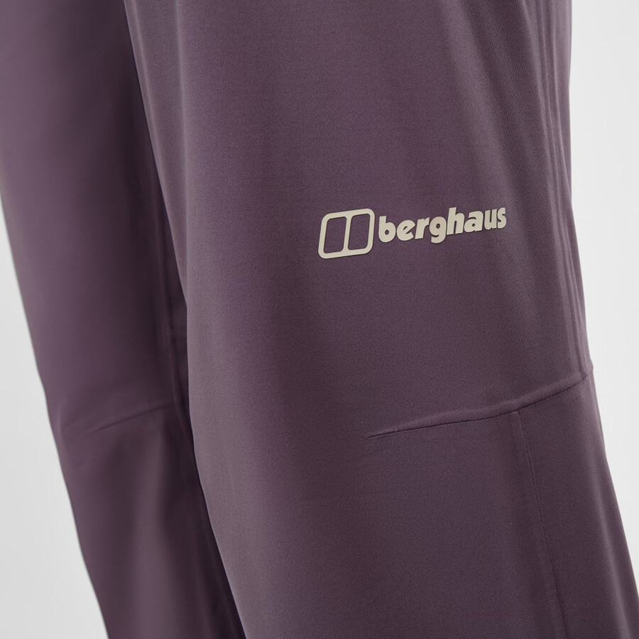 womens ridge-roamer softshell pant - purple berghaus