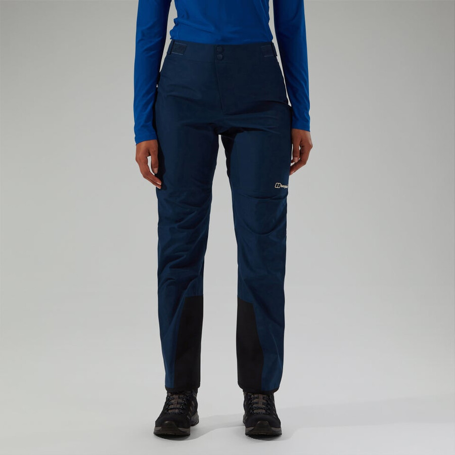 womens ridge-seeker gore-tex waterproof pant - blue berghaus