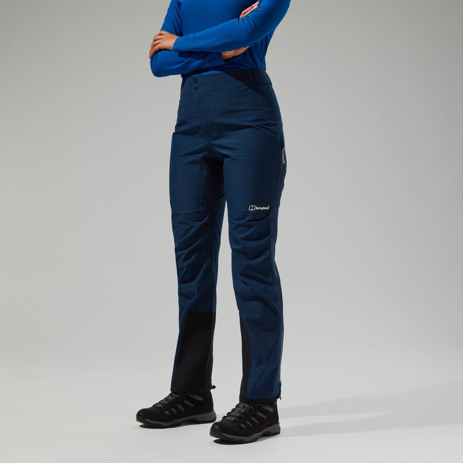 womens ridge-seeker gore-tex waterproof pant - blue berghaus