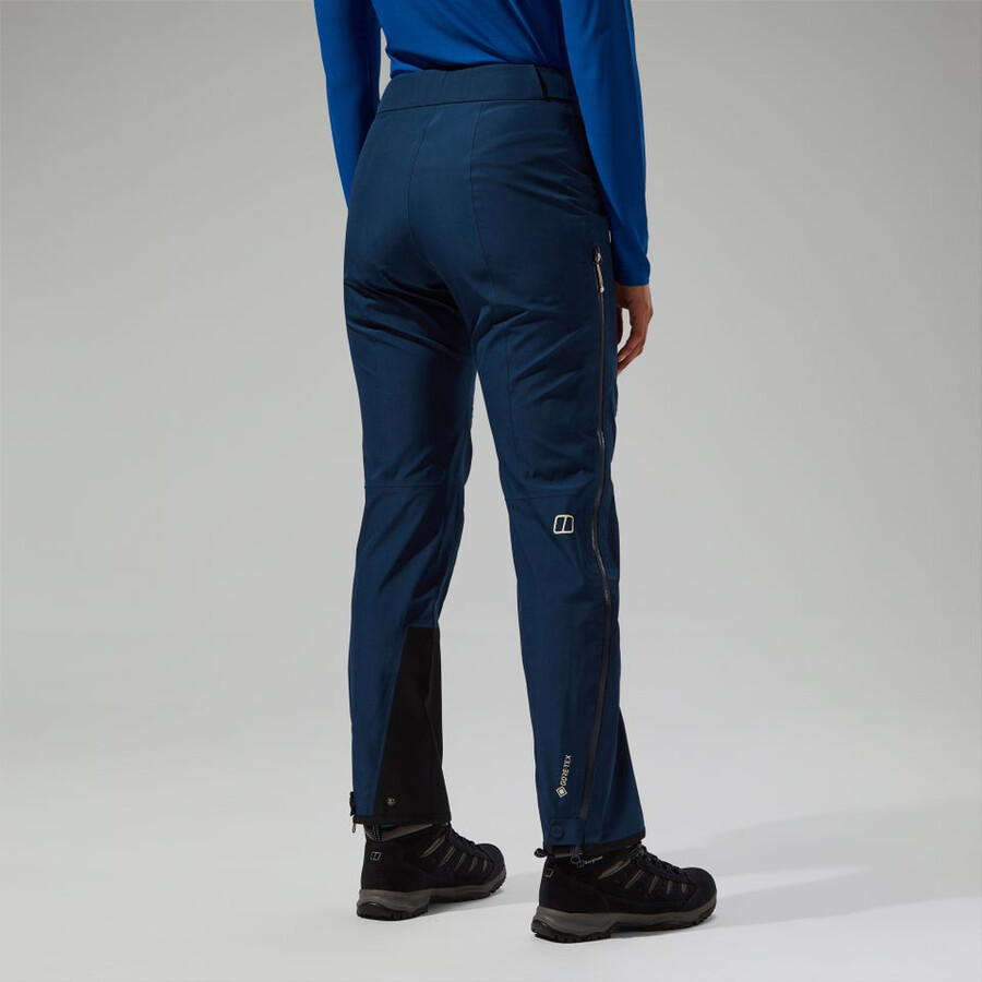 womens ridge-seeker gore-tex waterproof pant - blue berghaus