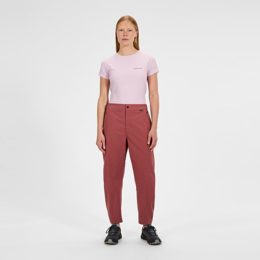 womens burwell pant - red berghaus