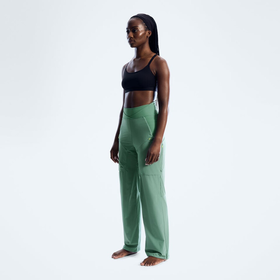 womens farren trousers - green berghaus