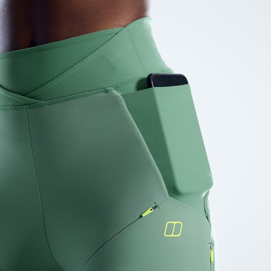 womens farren trousers - green berghaus