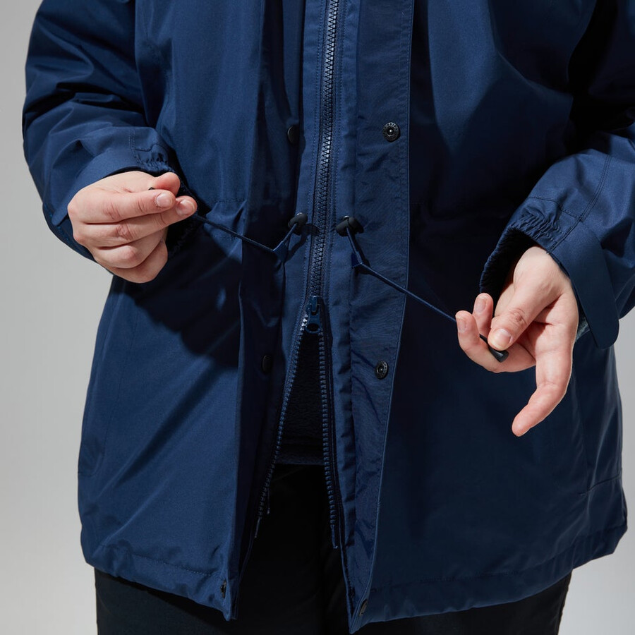 womens glissade gore-tex interactive jacket - dark blue berghaus
